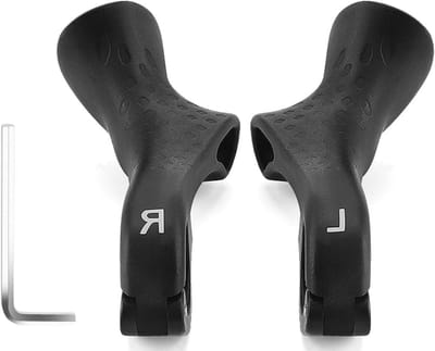 Fietshandgrepen Paar - Stuurgrepen Fiets - Comfortabel Fietsen - Ergonomisch Ontwerp - 22 mm - Zwart