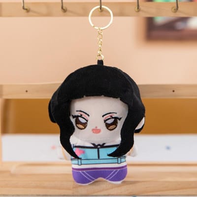 2026 Nieuwste Stijl K-POP Demonenjagers Schattige Pluche Poppen Tas Hangers Perfect Kleine Vakantiecadeaus voor Meisjes Langdurig W143736WW- black