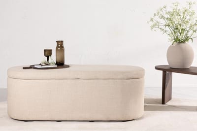 Svea - Ziva poef - 130 cm - off white