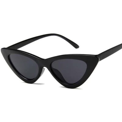 Luxe Designer Stijl Stijl Kattenoog Zonnebril Bril Vrouwelijk Schattig Driehoekig Brilmontuur Montuur Zon Zonnebril Dames Klein Montuur Bril AS THE PICTURE