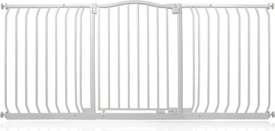 Safetots Klemhekje met Gebogen Bovenkant, 161cm - 170cm, Mat Wit