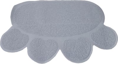 Boon Kat - Kattenbakmat - Uitloopmat - Poot - 60 x 45 cm - Lichtgrijs - 1ST