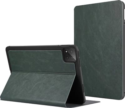 Avizar Hoesje Geschikt voor Xiaomi Pad 7 en 7 Pro Clapet Video Support, Donkergroen