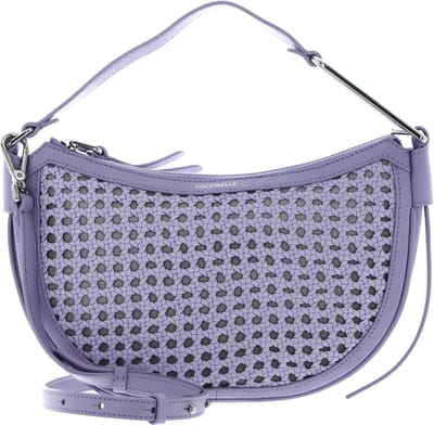 COCCINELLE Handtas Schoudertas Priscilla Eco. W Handbag Faux Leather Woven Lavend. / Lavend. Paars