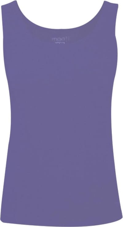 MOOI! Company - Basis Top Amelia  - Top met brede bandjes - Aansluitend model - Kleur  Purple - XS