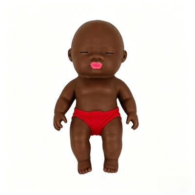 Squishy Baby Speelgoed Zacht Langzame Terugslag Rubber Stressverlichter Vent Willekeurige Kleur Zacht Rekbaar voor Dagelijkse Ontspanning Kantoor Reizen brown