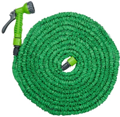 Unyqoos® Uittrekbare en compacte tuinslang van 20 meter met multifunctionele sproeikop