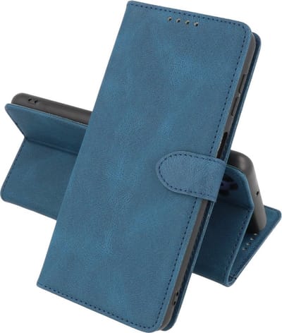 Book Case Telefoonhoesje - Portemonnee Hoesje - Geschikt voor Samsung Galaxy S22 Plus - Blauw