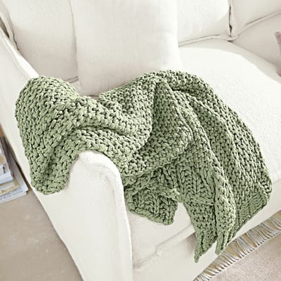 LOBERON Plaid Plixoren lichtgroen