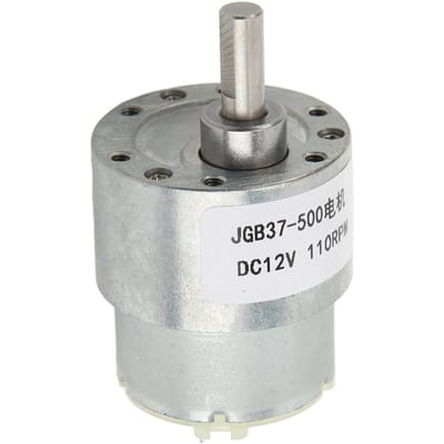 Kruismotor DC 12V 110RPM Snelheidsreductie Zelfvergrendelende Turbine Wormwielmotor voor Machine