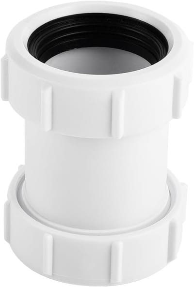 Rechthoekige PVC Verbindingsmof 40mm, Geschikt voor Badkuip, Wastafel en Douche, Duurzame Sanitair Fittingen voor Eenvoudige Installatie