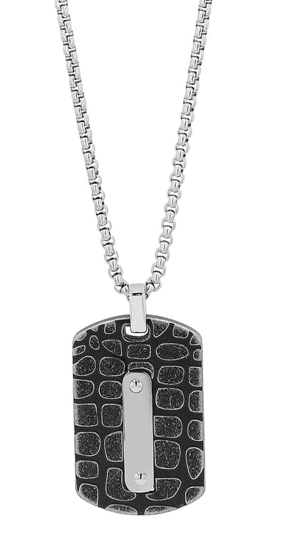 AKZENT Akzent herenketting met hanger Bravo, duurzaam