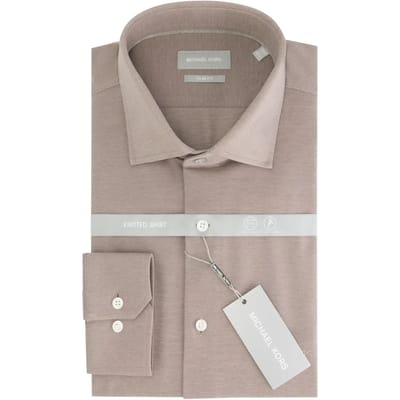 Slim fit piqué shirt Michael Kors Solid