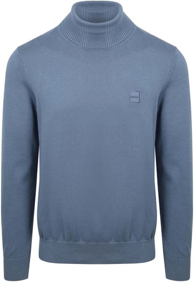 BOSS Coltrui Akiro Open Blauw - Maat XL - Heren - Pullovers