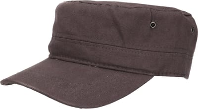 Myrtle Beach Leger/army pet voor volwassenen - antraciet grijs - Militairy look rebel cap - verstelbaar