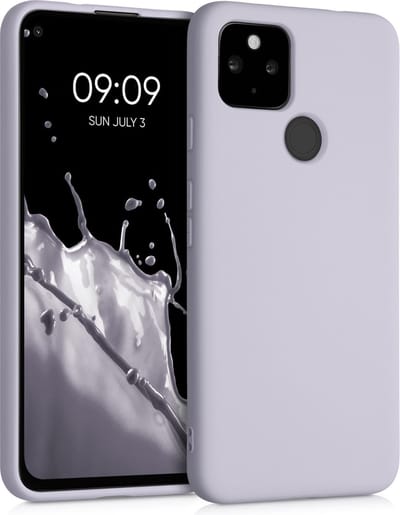 kwmobile telefoonhoesje geschikt voor Google Pixel 4a 5G - Hoesje voor smartphone - Back cover in lila wolk