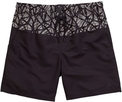 JAY-PI - Heren - Zwemshorts beachwear elastische band all-over print - Zwart - Maat 8XL