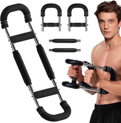 Arm Trainer Expander voor Effectieve Fitness Training van Onderarmen, Borstspieren, Schouders en Rug