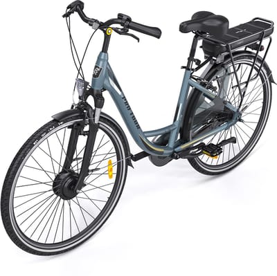 NETTLIFE Elekctrische Fiets CITY 1.3 - 250W - Tot 25km/h - Bereik 35-45km - 180*65cm - Shimano 7 Versnellingen - Mannen/Vrouwen