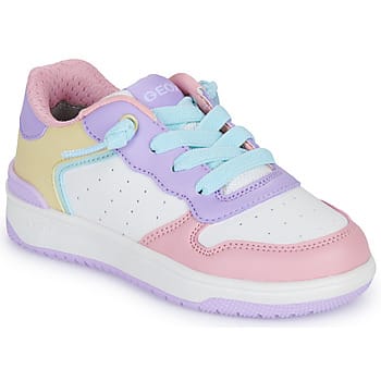 GEOX WASHIBA TIENERS Sneakers - LILA/LICHTGEEL - Maat 24