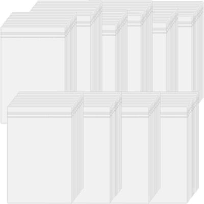 Dikke heldere opbergzakken van PVC, waterdicht en geschikt voor sieraden, oorbellen en accessoires - 100 stuks van 8 x 12 cm
