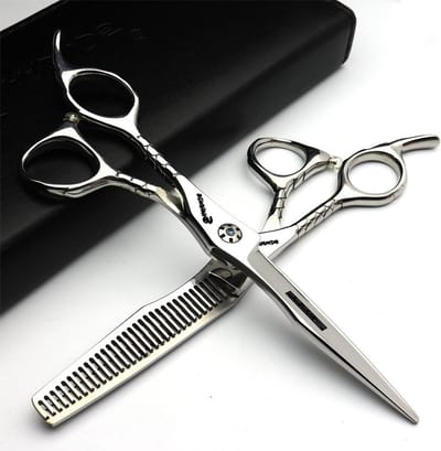 Professionele Kappersschaar Set van 6 Inch - 440C Roestvrij Staal, Perfect voor Haarstyling en Knipwerk