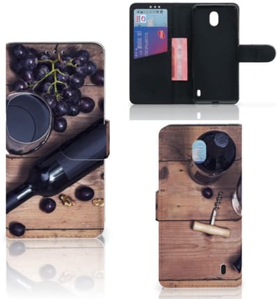 Nokia 1 Plus Book Cover Wijn