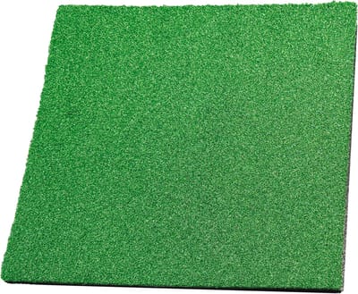 Toorx Professional Kunstgrastegel - 100 x 100 x 2 cm - Fitnessvloer - 1 stuk - 1m2
