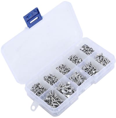 Dailygoods- Klinknagels 500 Stuks - Aluminium Klinknagels - Holnieten - Klinknagel Tang - Opbergdoos - Corrosiebestendig - Popnagels