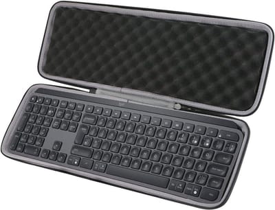 Reisopbergdoos voor Logitech MX Keys, Geavanceerd Draadloos Toetsenbord met Verlichting, Beschermende Case voor Toetsenborden