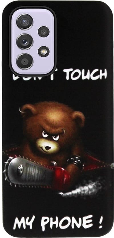 ADEL Siliconen Back Cover Softcase Hoesje Geschikt voor Samsung Galaxy A33 - Don't Touch My Phone Beren