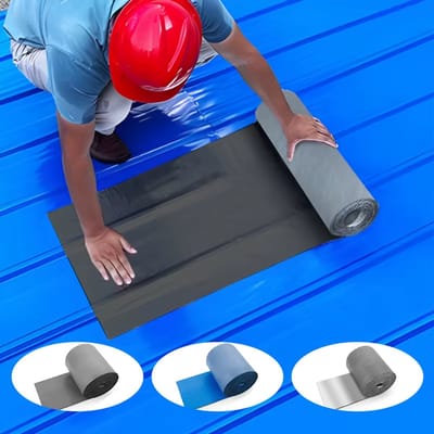 Waterdichte Tape - Zilver - 10cm x 5m – Zelfklevende Dakafdichting, Reparatietape & Afdichtingstape, Isolatietape voor Warmte- en Geluidsisolatie