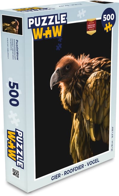 Puzzel Gier - Roofdier - Vogel - Legpuzzel - Puzzel 500 stukjes