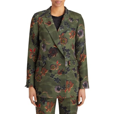 Scotch & Soda Poetry Tapestry Db Blazer Poetry Tapestry Military size XS | Blazers Outlet | Women