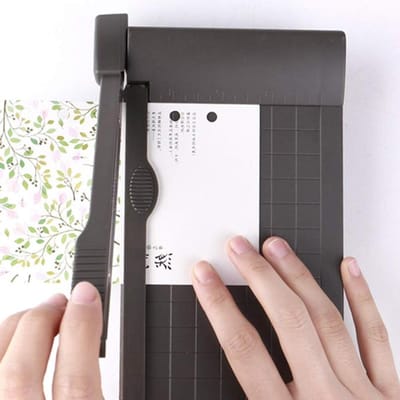 Papier Trimmer - Papier Snijder - Foto's Snijden - Ingebouwde Liniaal - A5 Formaat - Zwart