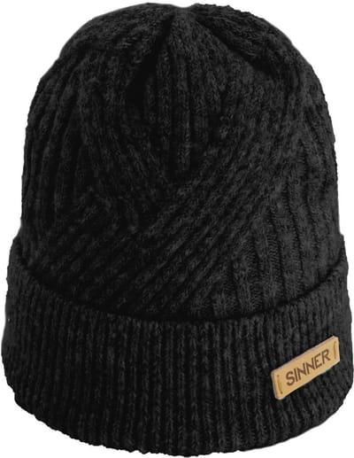 SINNER AURES BEANIE - Zwart - Unisex - Maat One size