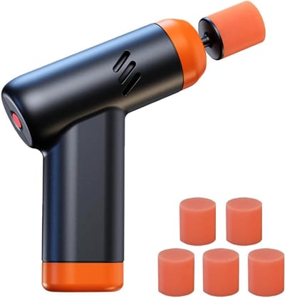 Mini Polijstmachine - Handpolijstmachine - Auto Detaillering - Verstelbare Snelheid - 25x15x5 cm - Oranje Zwart