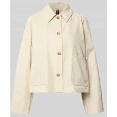 Relaxed fit Trenchcoat van puur katoen