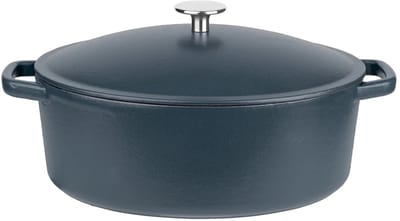GSW Ovale Gietijzeren Braadpan - Matt Zwart