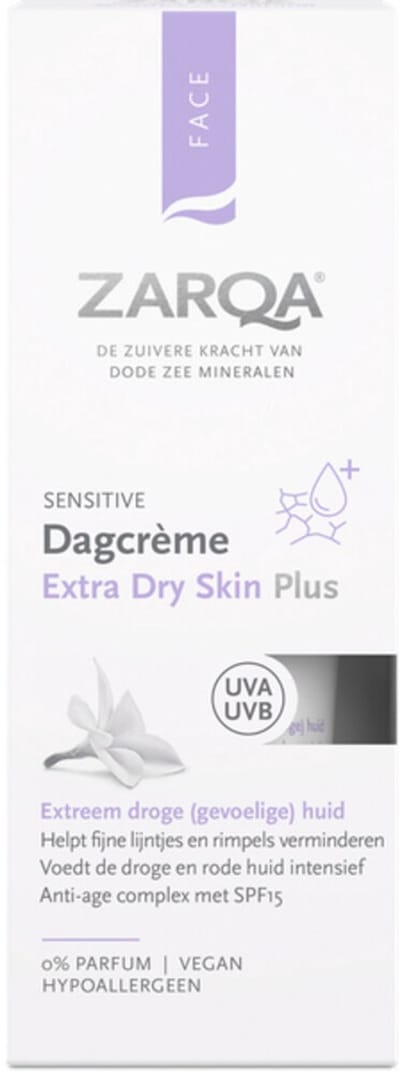 Zarqa Dagcreme Extra Dry Skin Plus - SPF15 - 3 x 50 ml - Voordeelverpakking