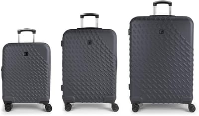 Reis Koffer Set - Bagage Trolley - Vakantie Reizen - Uitschuifbaar 216L - 3 Maten - Grijs