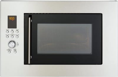 Inbouw Magnetron - Magnetron Oven - Snel Eten Opwarmen - Roestvrij Staal Interieur - 23 Liter - Zilver