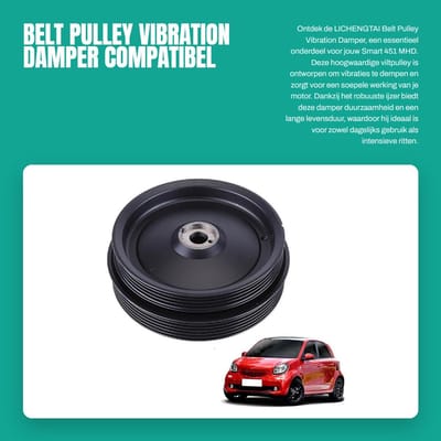 Dailygoods- Tandriem Pulley Vibration Damper - Crankshaft Pulley - A1320300568 - 4PK753/6PK800/6PK802 - 16x15x6.5 cm - Roestvrij Staal - Krukas Pulley