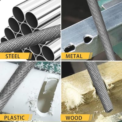 Professionele 8 Inch Ronde Metalen Vijl voor Gereedschapsslijpen - Koolstofstaal Ratstaartvijl voor Professionals en Doe-Het-Zelvers