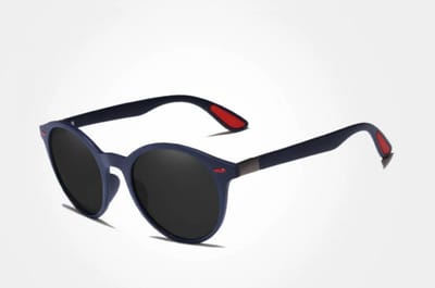 Kingseven Ronde Zonnebril - UV400 - Gepolariseerd - Blauw - Blackstar - Z9090