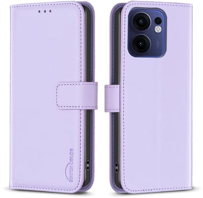 BINFEN Hoesje - Geschikt voor OPPO Reno13 F / FS 5G Hoesje - BINFEN Color Book Case - Lavendel