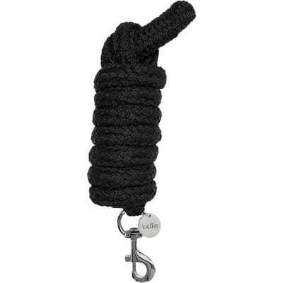 Koord voor paardrijden Kieffer Satin Shine with Carabinier