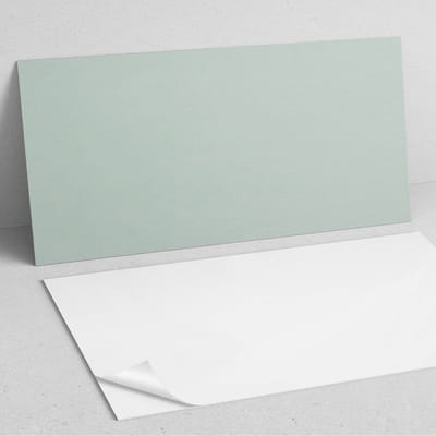 Coloray Wandpanelen Zelfklevend - Kleur: Lichtgroen PVC Wandpaneel - 100 cm x 50 cm - Groente Wandbekleding Zelfklevend - 1 stuk - Eénkleurige Wandpanelen Zelfklevend - Wandpaneel Keuken - Wandpanelen Badkamer