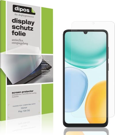 dipos – 4x Matte Beschermfolie geschikt voor Honor Play 10A 5G | Krasbestendige & antireflecterende Screenprotector Ultra-Thin