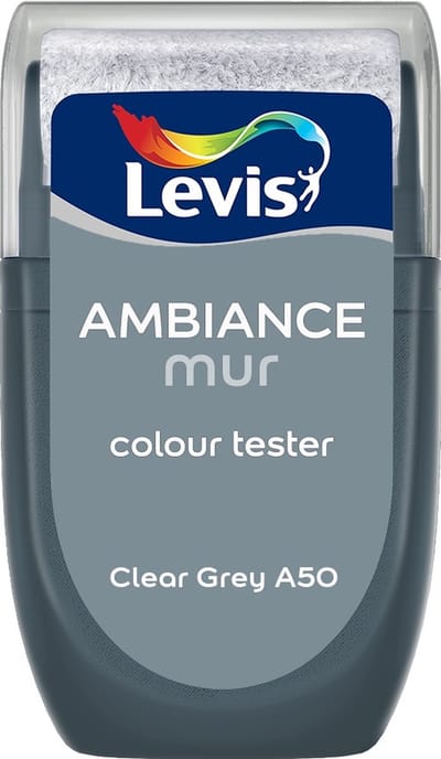 Levis - Muurverf Kleurtester Mat Mix - Clear Grey A50 - Mengverf - 30 Ml